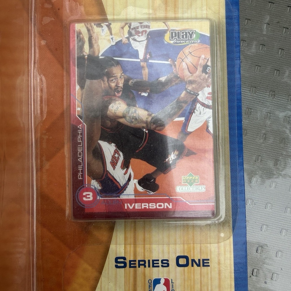 UPPER DECK Series One ALLEN IVERSON Bobblehead Figure With Card Sealed - Picture 2 of 4